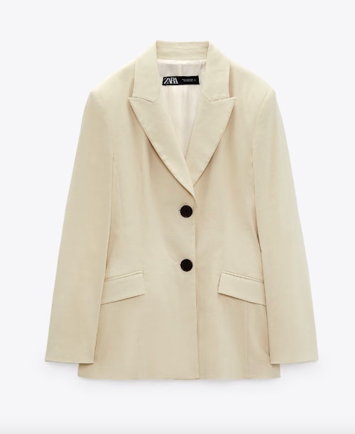 Tailored Linen-Blend Blazer, WAS £79.99 NOW £49.99