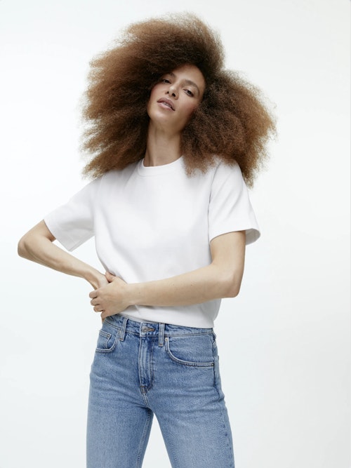 best white t-shirts Arket, Organic Cotton Heavyweight T-shirt, £35