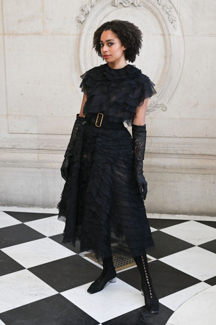 Christian Dior : Photocall - ¨Paris Fashion Week - Haute Couture Fall Winter 2022 2023 Celeste