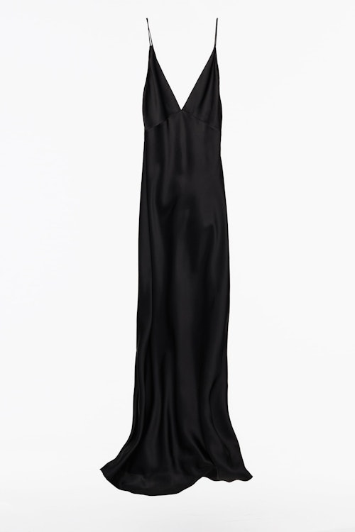 zara Emmanuelle alt Kate Moss Black Camisole Dress, £109