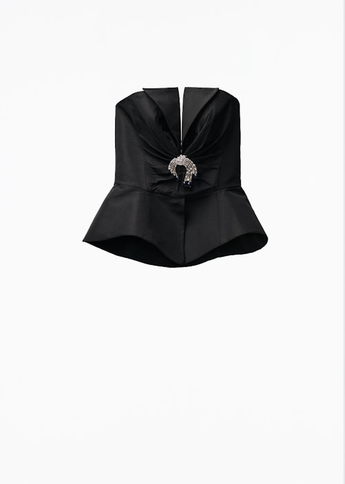 zara Emmanuelle alt Kate Moss Bustier Top, £89.99