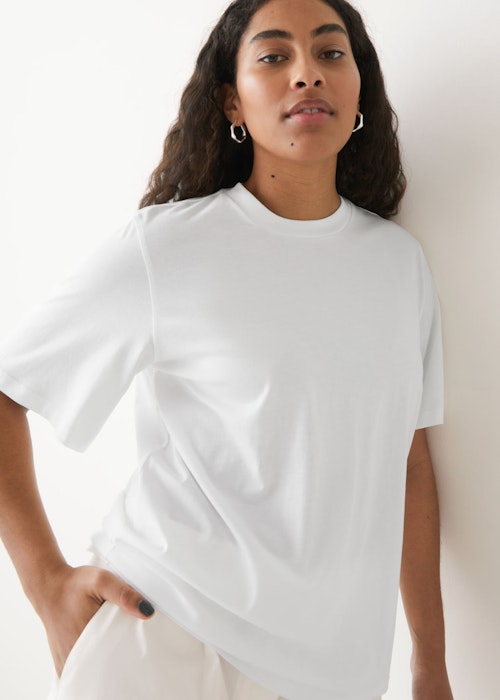 best white t-shirts &Other Stories, Wide Sleeve Crewneck T-Shirt, £17