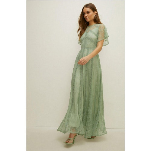 Oasis, Premium Delicate Lace Maxi Dress