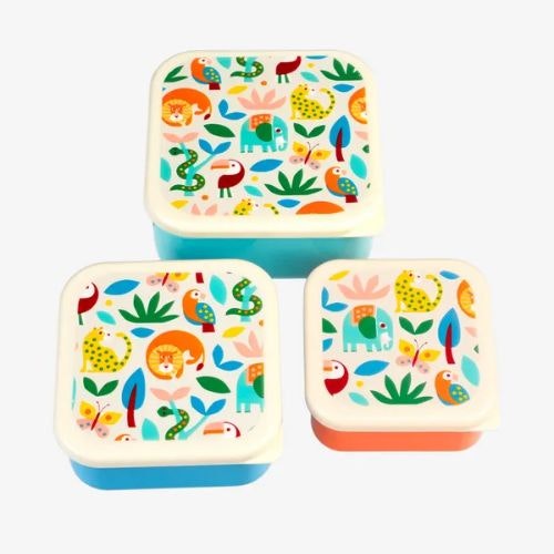 Rex London Wild Wonders Snack Pots 3-Pack