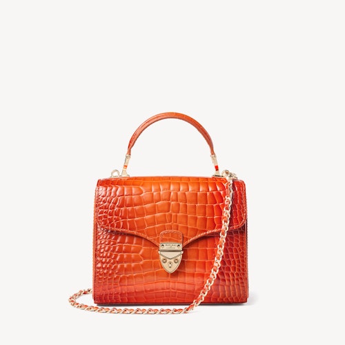Midi Mayfair Bag Marmalade Ombre Croc