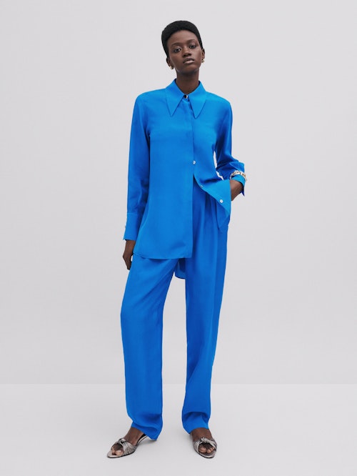 Flowing Trousers With Pleats