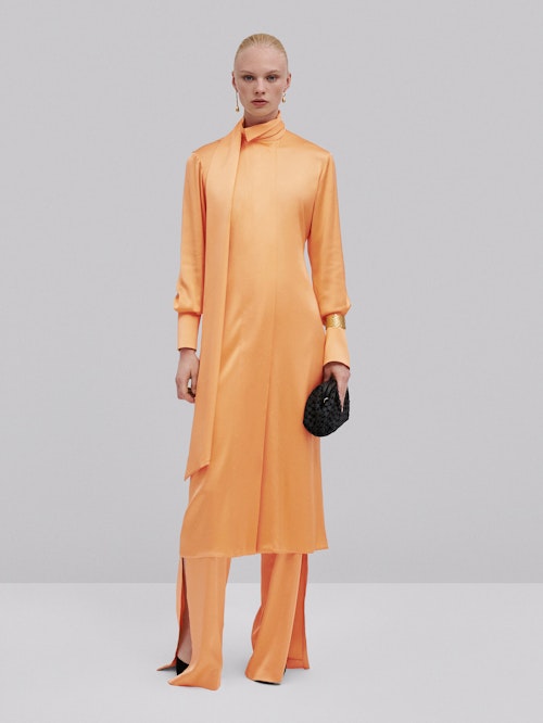 Satin Midi Dress