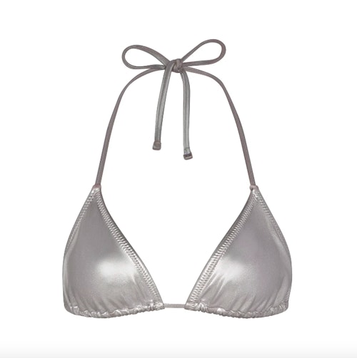 SKIMS Swim, Metallic Swim Triangle Top