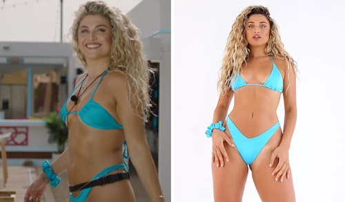 Antigoni Buxton's Blue Triangle Bikini