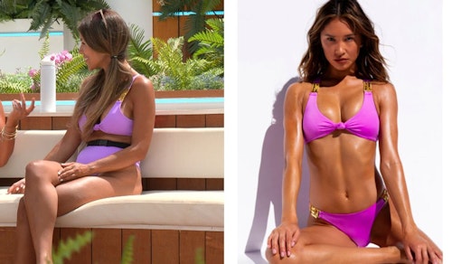 Ekin-Su Cülcüloglu's Purple Gold Bikini