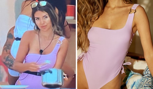 Ekin-Su's Purple Heart Bikini
