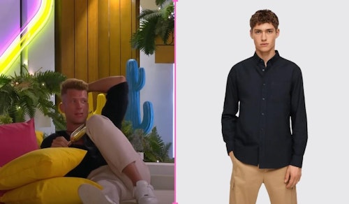 Love Island Charlie's Navy Blue Shirt (Week Three)