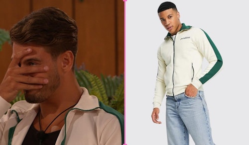 Love Island Jacques' White & Green Jacket (Week Four)