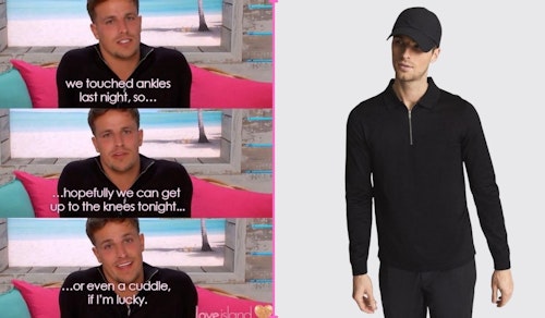 Love Island Luca's Black Long Sleeve Sweater (Week One)