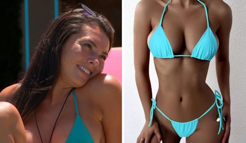 Paige Thorne's Light Blue Bikini
