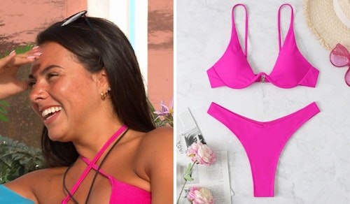 Paige Thorne's Pink Underwire Bikini