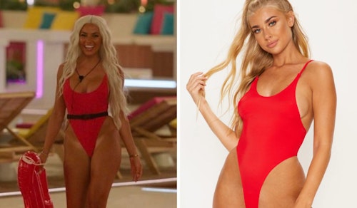 Paige Thorne's Red Swimsuit
