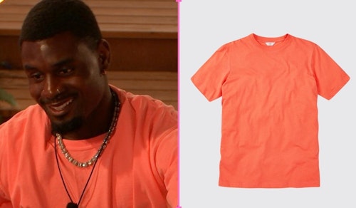 Love Island Dami's Coral Orange T-Shirt (Week Six)