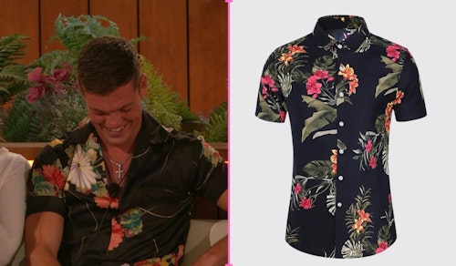 Love Island Billy's Satin Hawaiian Shirt (Recoupling)
