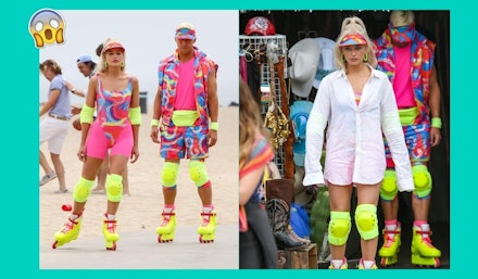 barbie-recreate-looks-halloween-costume-where-to-but-margot-robbie-ryan-gosling-skating-film