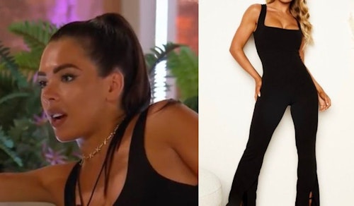 Gemma Owen's black jumpsuit