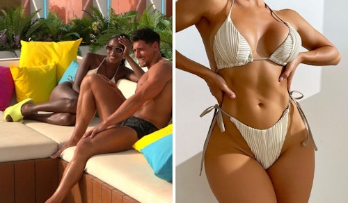 Chyna Mills' Textured Triangle Bikini