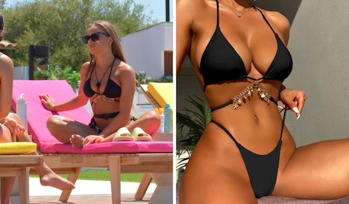 Danica Taylor's Triangle Chain Detail Bikini
