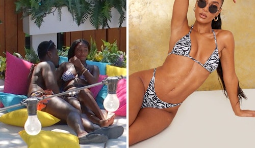 Indiyah Polack's Zebra Print Bikini