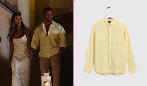 Love Island Davide's Lemon Yellow Shirt (Final Date)