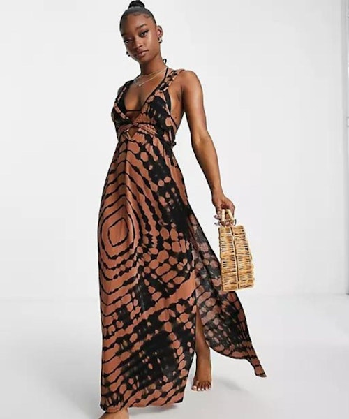 ASOS DESIGN Plait Maxi Beach Dress