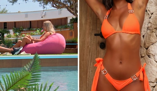 Mollie Salmon's Orange Crystal Bikini