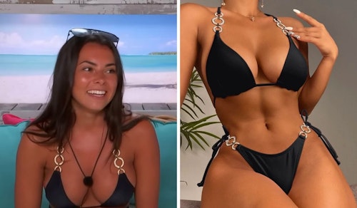 Paige Thorne's Black Ring Detail Bikini
