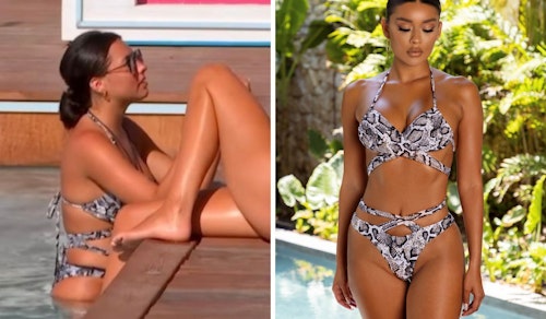 Paige Thorne's Snake Wrap Bikini