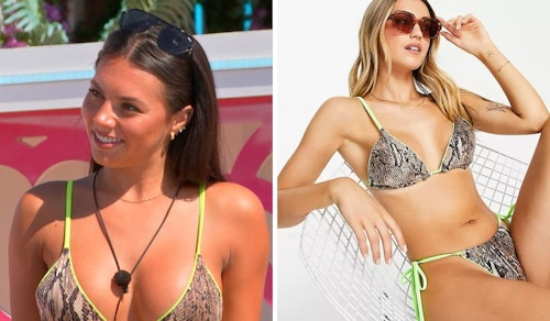 Paige Thorne's Snake Print Bikini