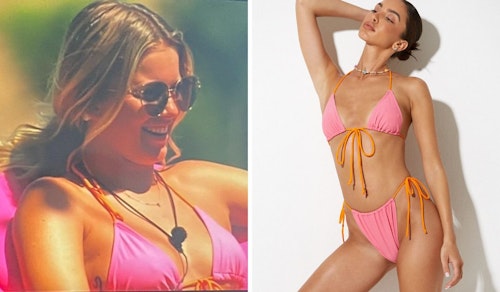 Tasha Ghouri's Pink and Orange Bikini