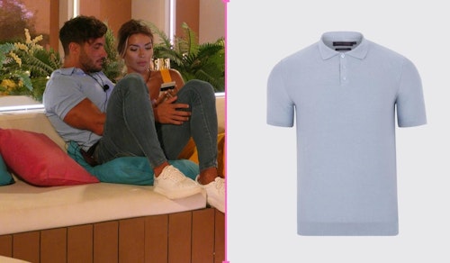 Love Island Davide's Blue Polo Shirt (Week Eight)
