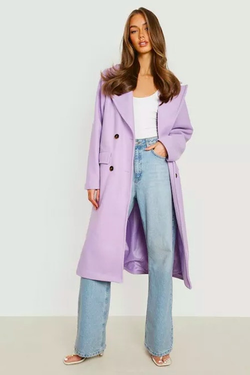 Tailored Wool Look Coat