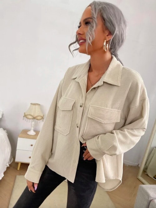 Flap Pocket Button Front Coat