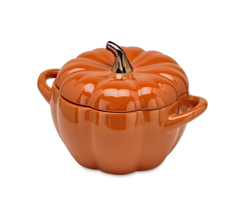 Pumpkin Ceramic Casserole Dish