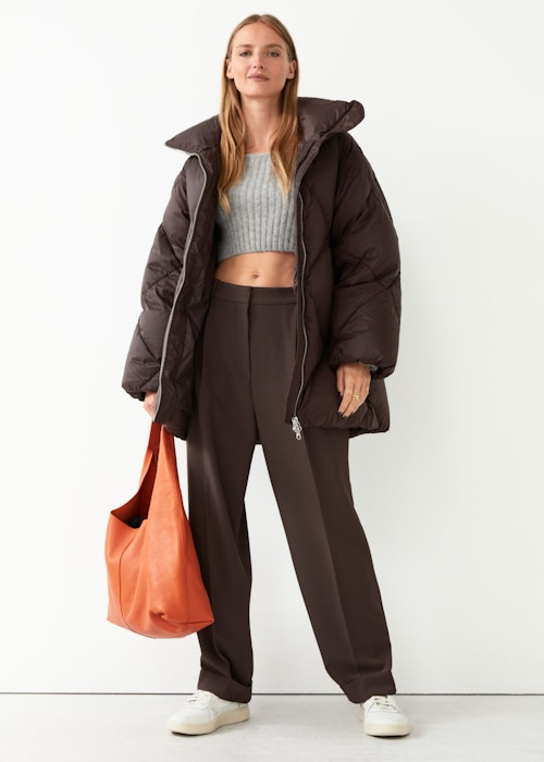 Oversized Quilted Puffer Jacket