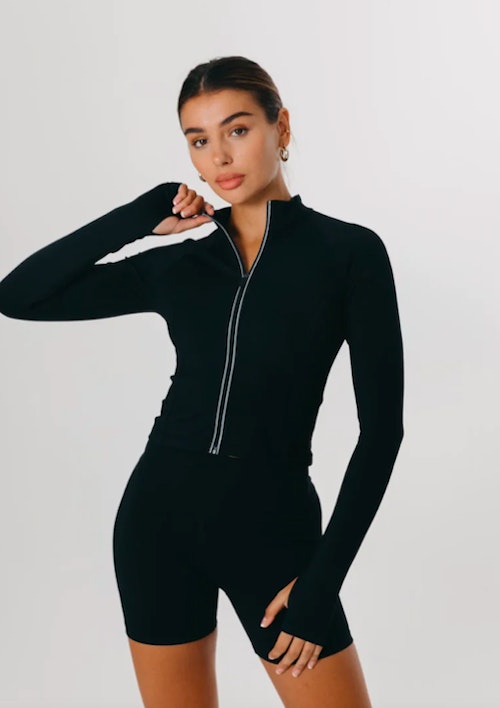 TALA Skinluxe Zip Through Running Top