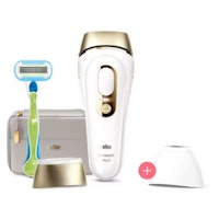 Braun Silk·expert Pro 5 PL5124 Women’s IPL, At-Home Permanent Visible Hair Removal, White/Gold