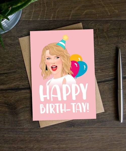 Happy Birth-TAY! Taylor Swift Birthday Card