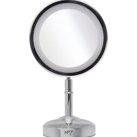 No7 Silver Illuminated Makeup Mirror - Exclusive to Boots