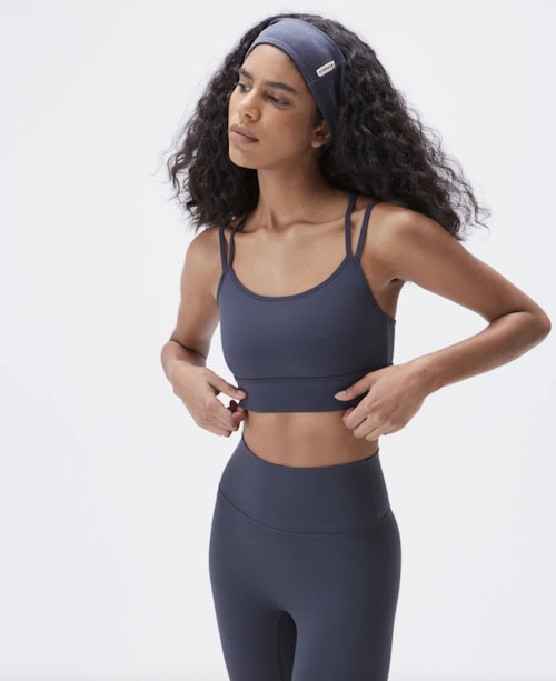 Double Strap Bra - Midnight Blue