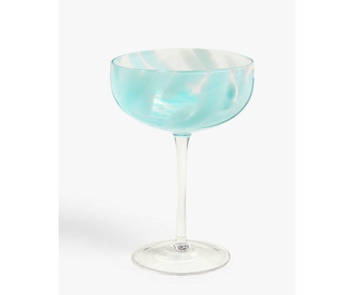 John Lewis Confetti Coupe Champagne Glasses, Multi