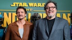 Pedro Pascal and Jon Favreau