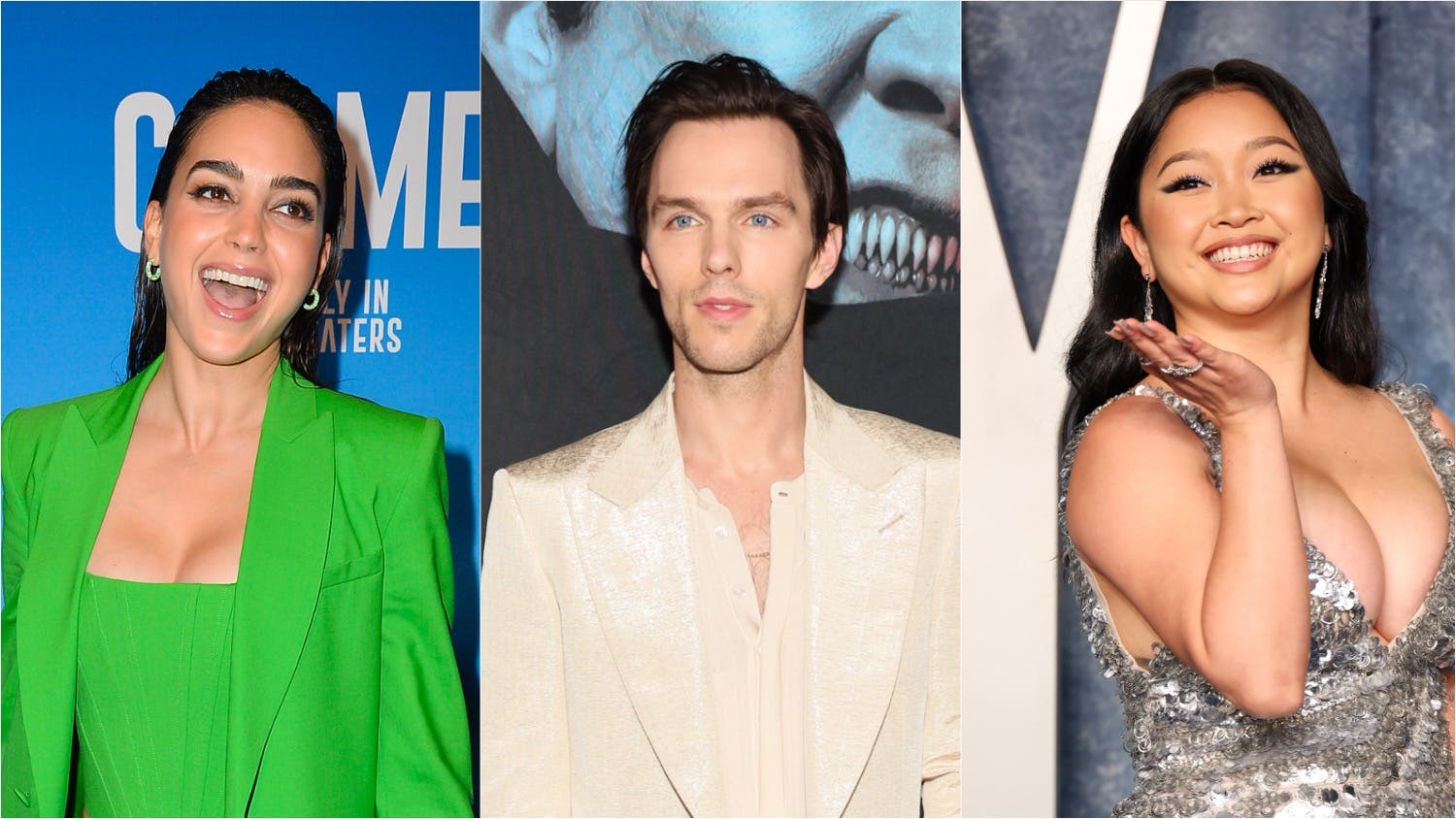 Melissa Barrera, Nicholas Hoult, Lana Condor