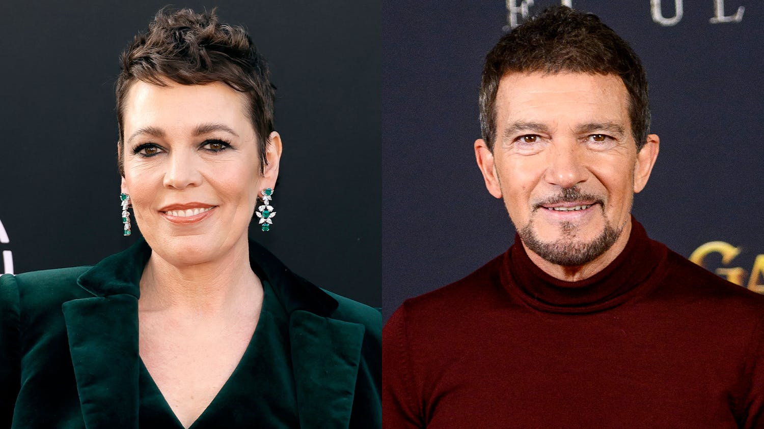 Olivia Colman and Antonio Banderas