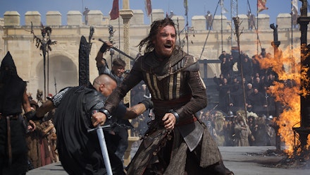 Michael Fassbender in Assassin's Creed 3